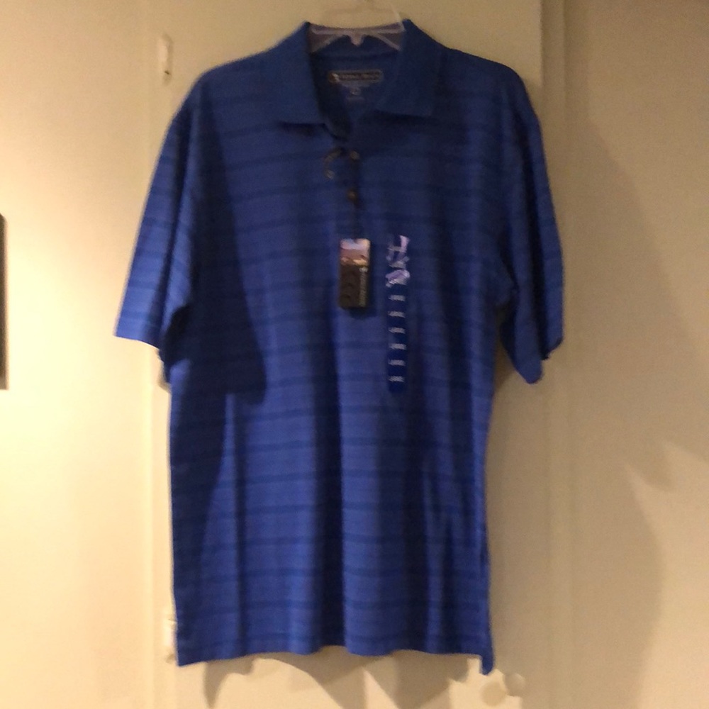 Classic blue polo